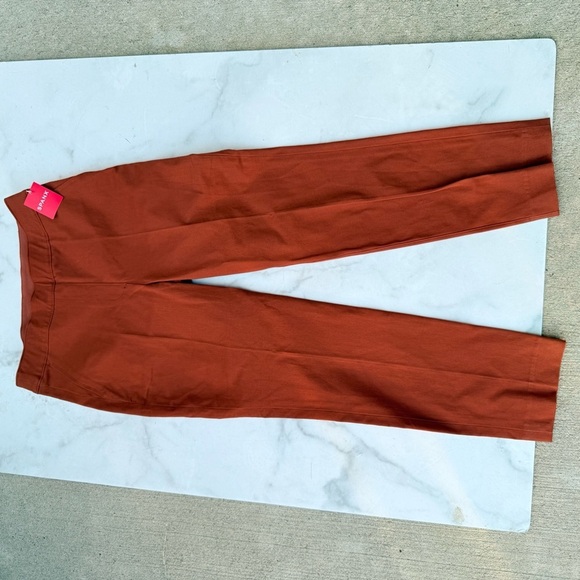 Spanx Size M On-The-Go Ankle Slim Straight Pants in Bronze Glow NEW! - Picture 11 of 11